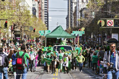 St Patricks Day Parade, San Francisco, 2014